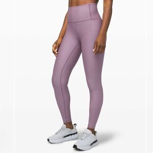 Lululemon frosted mulberry full length 27”